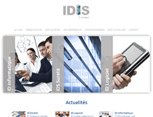 Tablet Screenshot of idis-groupe.fr
